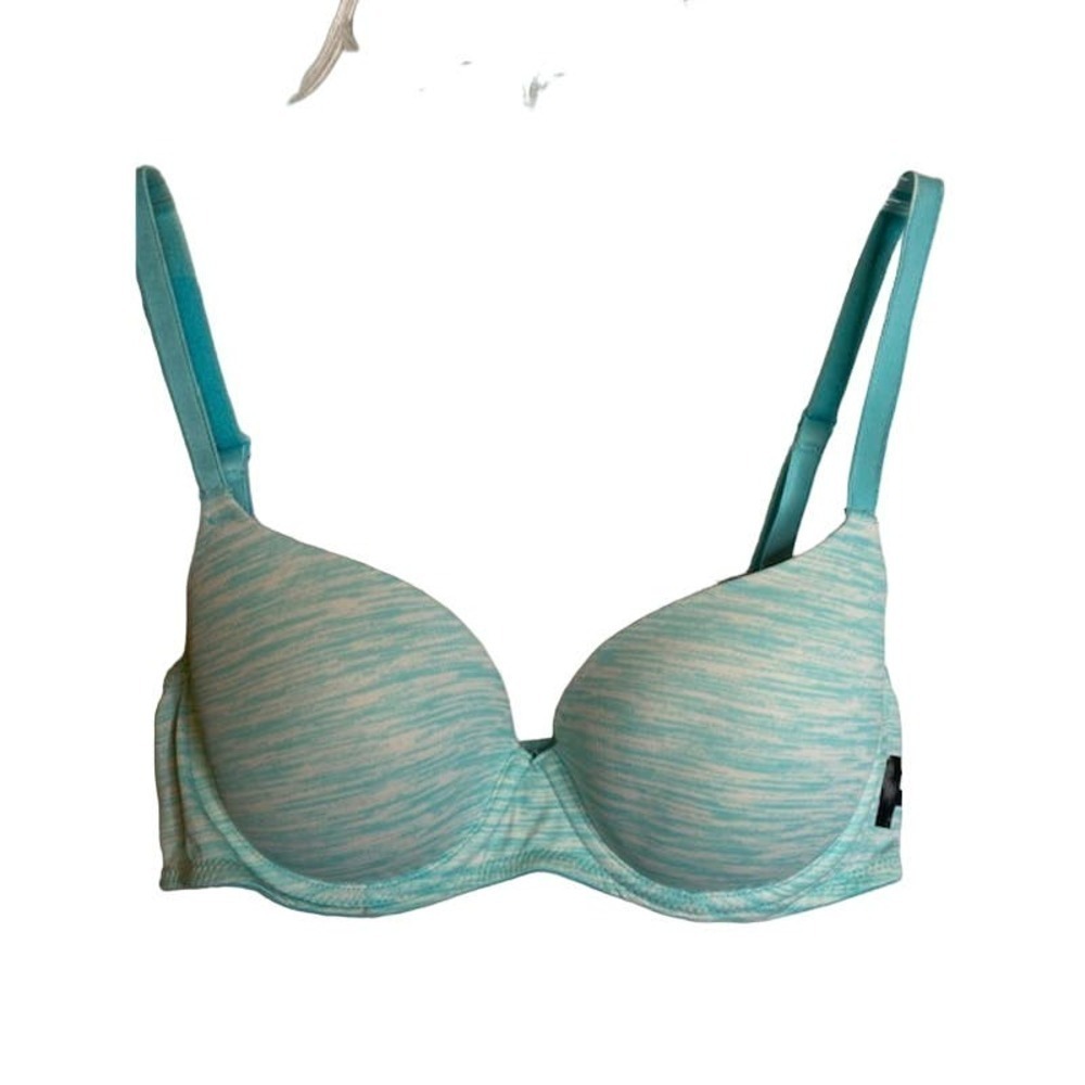 Victoria's Secret Pink 34D Wear Everywhere Lightly Lined Aqua